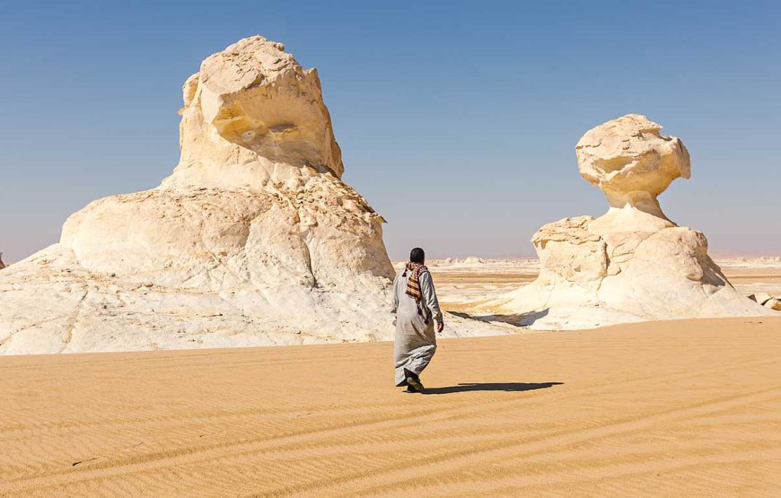 Aventura Nocturna al Oasis de Bahariya y el Desierto Negro y Blanco desde El Cairo