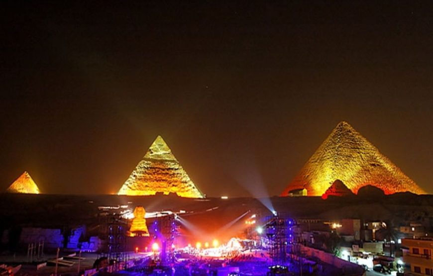 Dinner & Light Show Experience at the Pyramids of Giza