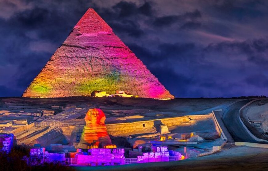 Dinner & Light Show Experience at the Pyramids of Giza