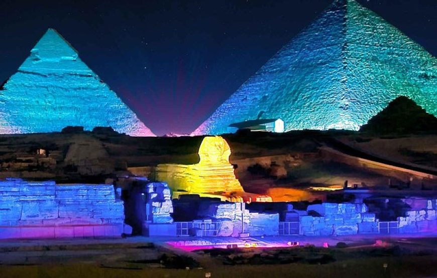 Dinner & Light Show Experience at the Pyramids of Giza